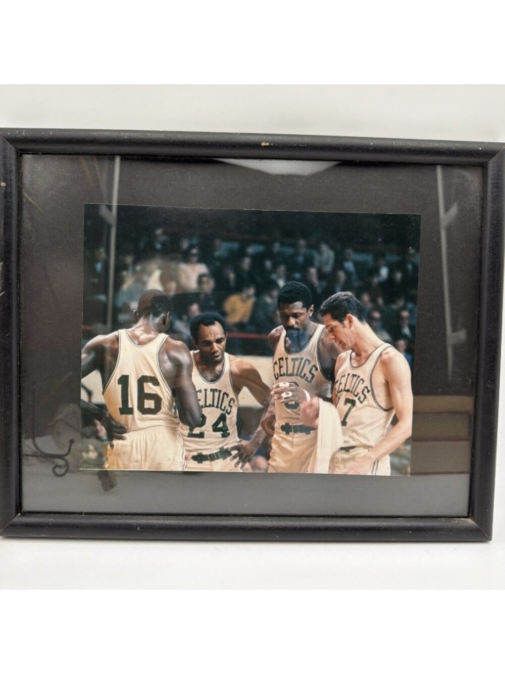 NBA Boston Celtics Bill Russell, Sam Jones, John Havlicek, Tom Sanders Framed